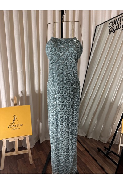 CONTENU Soft long evening dress