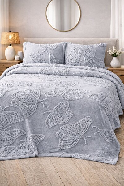Decomia Home Wellsoft Self-Patterned Double 3-Piece Bedspread Set