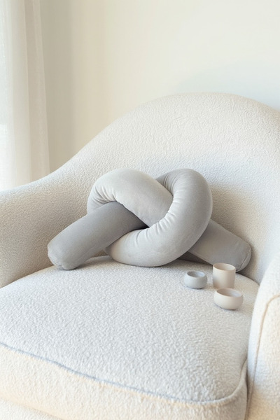 JACA Kadife Peluş Kumaş Dekoratif Sosis Yastık