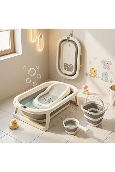 BAYBEE مجموعة حوض استحمام الأطفال من أكوابي