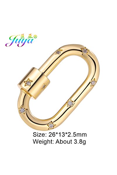 Choice كما في الصورة، أقفال لولبية مطلية بالذهب عيار 18 قيراطًا من جويا، مصنو...