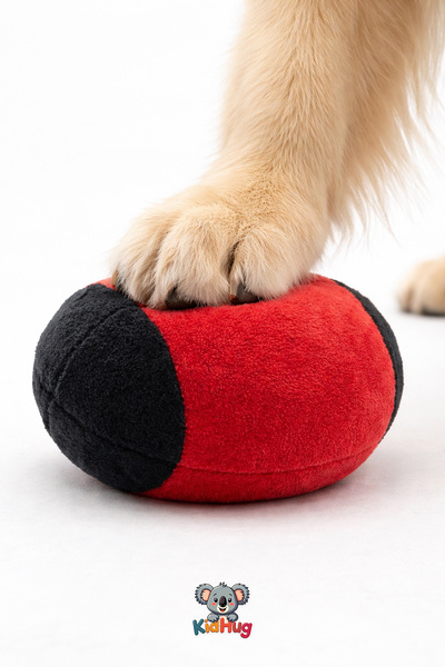 KidHug Plush Soft Dog / Cat Toy Silent Ball in American Football Ball Style -...