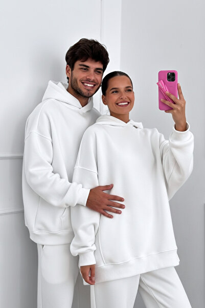 GUARAZ Unisex Double Pack of Oversized Soft Fabric Basic Hooded Sweatshirt Ho...