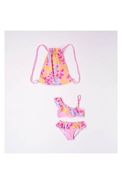 Sarabanda Two-Piece Swimsuit with Print for Girls