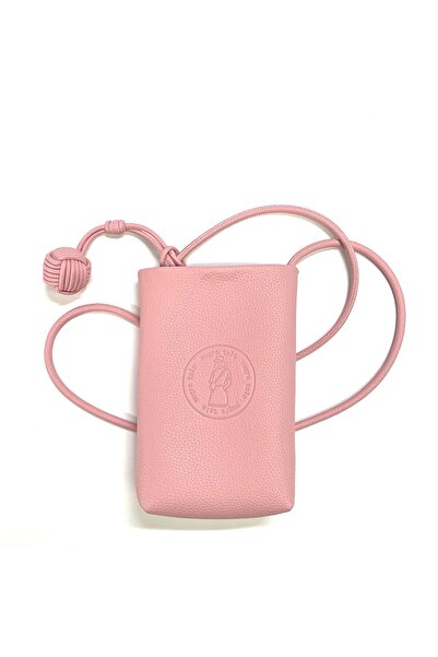 Cyber Vegan Leather Crossbody Phone Bag, Pastel Yellow Color