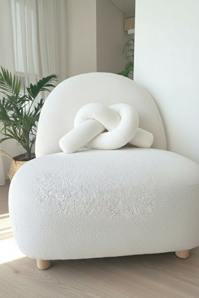 JACA Kadife Peluş Kumaş Dekoratif Sosis Yastık