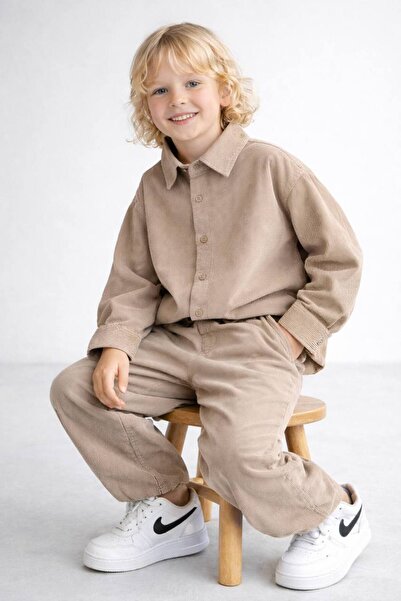 Alvadonna Twill Shirt Pants Casual Double Breasted Men's Suit