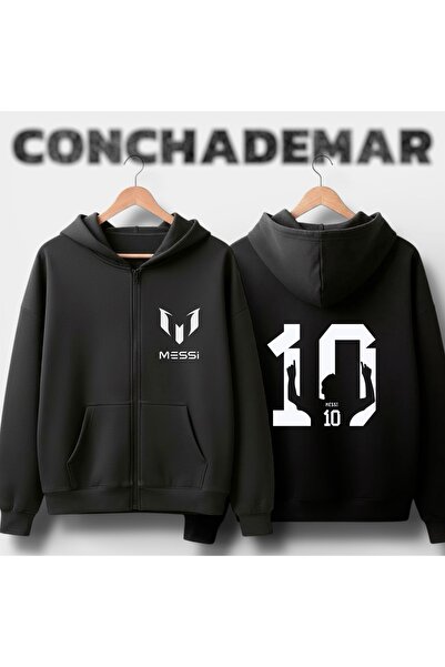 Vordevia Messi Printed Oversized 3-Thread Cotton Cardigan