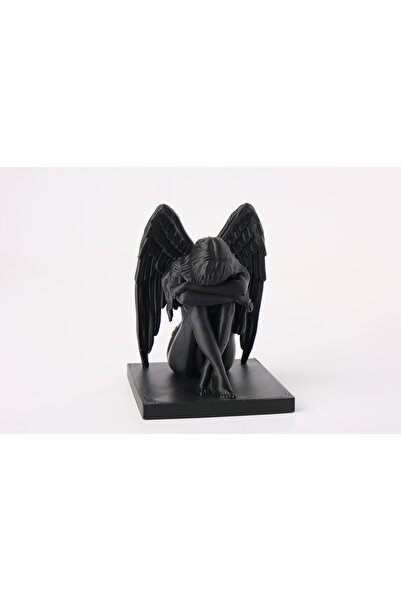 SZD Design Ağlayan Melek Kanatlı Heykel Biblo