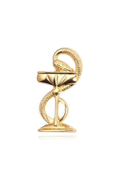 Prof Eczacılık Sembol Medikal Broş P0714