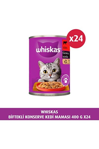 Whiskas Biftekli 400 gr 24X