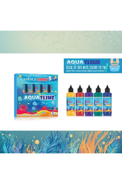 Cadence Boya Kooky Aquaslime Sea Creatures Set 5X90Ml