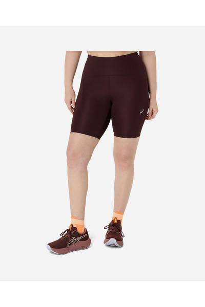 Asics ROAD HIGH WAIST 8IN SPRINTER Kadın Bordo Tayt 2012C967-601