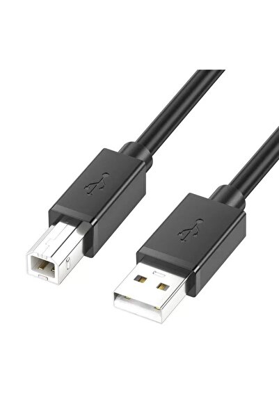 JINGHUA Type-A to Type-B USB 2.0 Yazıcı Kablosu 3Mtr Printer Tarayıcı, Fotoko...