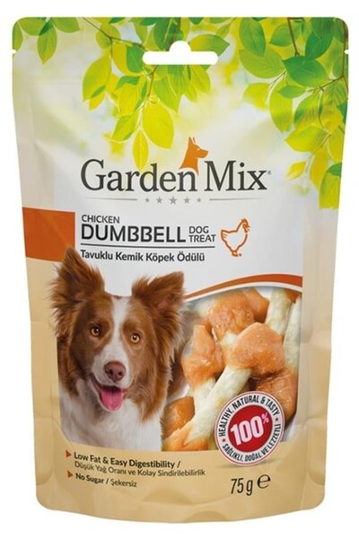 Gardenmix SPTRNS Garden Mıx Tavuklu Kemik Köpek Ödülü (220221) 75 Gr