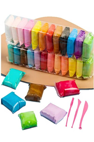 HNA 24-piece fluffy, assorted playdough set