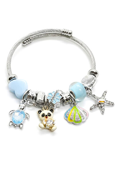 MakeWell Çocuklara uygun Kuromi Hello Kity Stitch Panda Yıldız Tasarımlı Çeli...