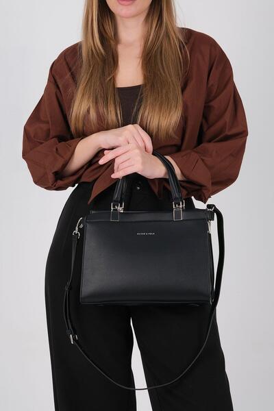 Silver Polo Silver & polo sp1237 women's handbag black