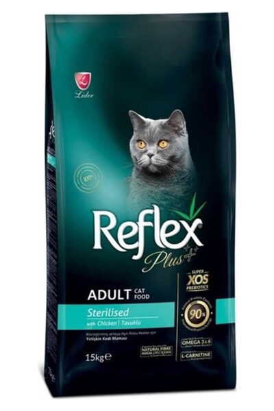 Reflex Plus Tavuklu Kisirlastirilmis Yetiskin Kedi Maması 1.5 kg CK551094 CMM...