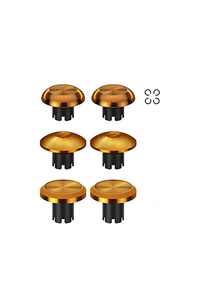 Choice Golden-6 2024 Metal Thumbsticks for PS5 Edge Controller Analog Joystic...