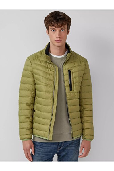 s.Oliver Men's lightweight quilted jacket with contrasting sporty details, Ol...