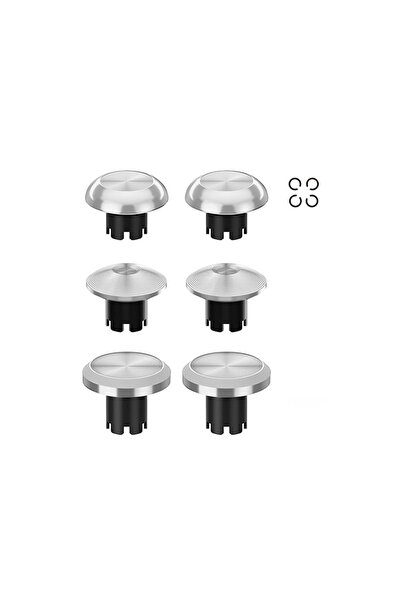 Choice Silvery-6 2024 Metal Thumbsticks for PS5 Edge Controller Analog Joysti...