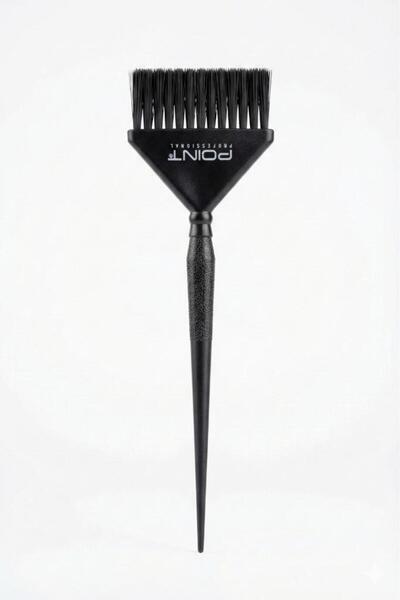 Point فرشاة طلاء ذات مقبض رفيع واسع الفوهة باللون الأسود SBF-024