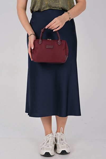 Silver Polo Silver & Polo Sp1224 Women's Handbag Claret Red