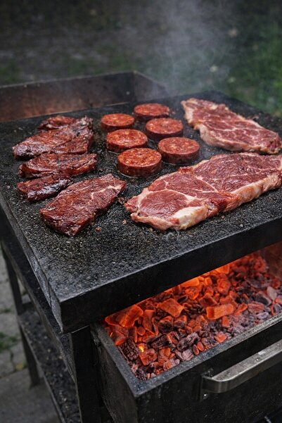 STONE EDITION Doğal bazalt taşı | Bazlama taşı | Taş fırın etkisi | %100 Doğa...