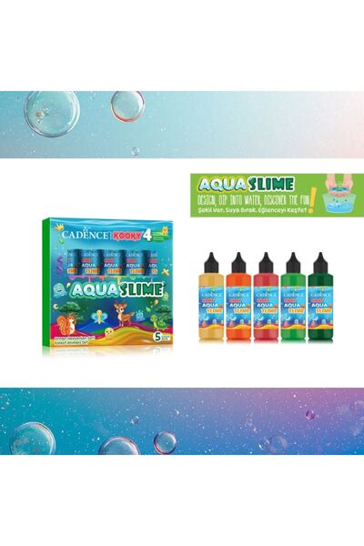 Cadence Boya مجموعة حيوانات الغابة كويكي أكوا سلايم 5 × 90 مل