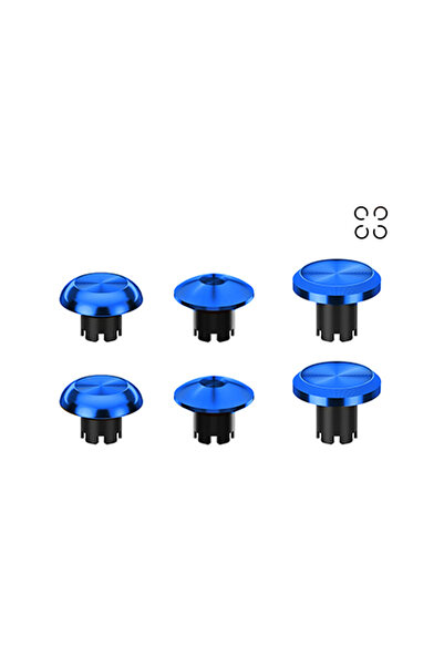 Choice Blue-6 2024 Metal Thumbsticks for PS5 Edge Controller Analog Joystick ...