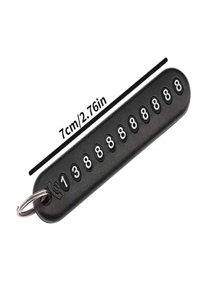 Özasya AVM Plastični brojnik crni Privezak za ključeve
