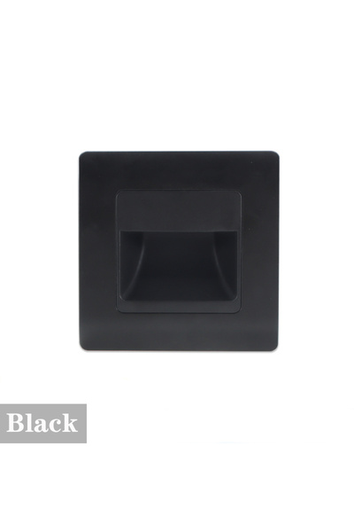 Choice Normal Warm White (2700-3500K) Black Recessed Wall Light Stairs Led Li...