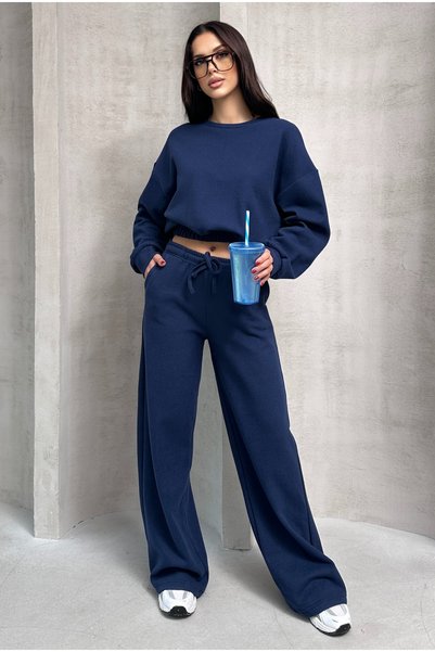 EYLANA MARINE NAVY THESSALONIKI POCKETED LOOSE TWO-PIECE SET