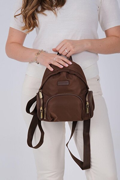 Silver Polo Silver & Polo Sp1208 Women's Backpack Brown
