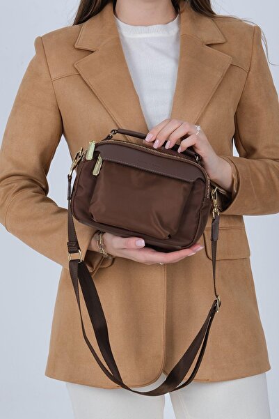 Silver Polo Silver & Polo Sp1222 Women's Crossbody Bag Brown