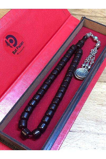 Black Sea Port Osmanlı Necef 12 mm Tesbih | Eski Usul Delik – İmameli