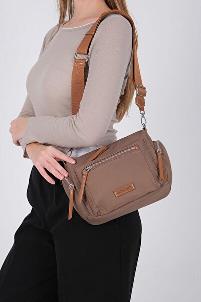 Silver Polo Silver & polo sp1229 women's crossbody bag - coffee/tan