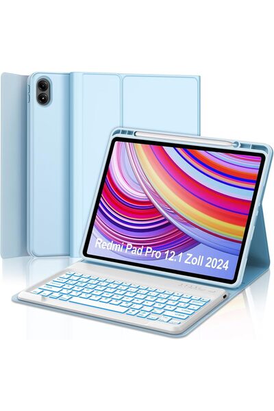 m.tk moveteck Xiaomi Poco Pad 12.1 / Redmi Pad Pro Compatible Tablet Case wit...