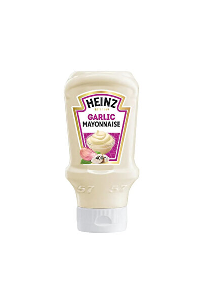 Heinz مايونيز بالثوم بنكهة الثوم في زجاجة ضغط - 400 مل