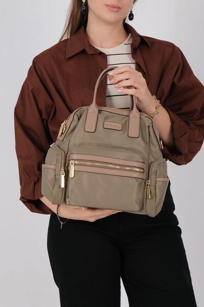 Silver Polo Silver & Polo Sp1211 Women's Backpack Green-Sand