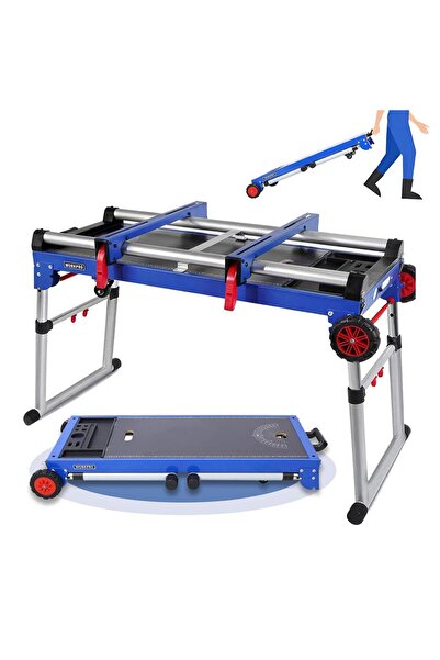 Workpro WP289020 150Kg 4’ü 1 Arada Tekerlekli Çok Amaçlı Profesyonel Çalışma ...