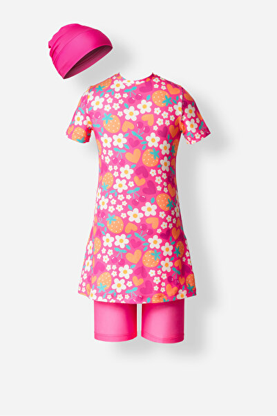 MARESİVA Geneva ελαστικό ύφασμα Κοντομάνικο Μαγιό Χιτζάμπ 2904