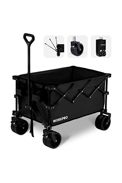 Workpro WP285016 100Kg 4 Tekerli Katlanabilir Ağır Hizmet Taşıma Arabası / Pl...
