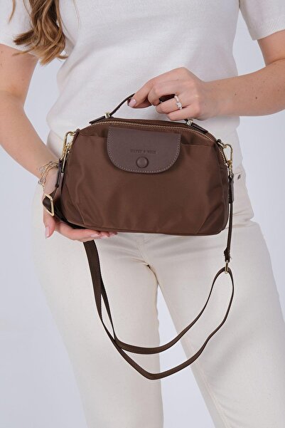 Silver Polo Silver & Polo Sp1223 Women's Crossbody Bag Brown
