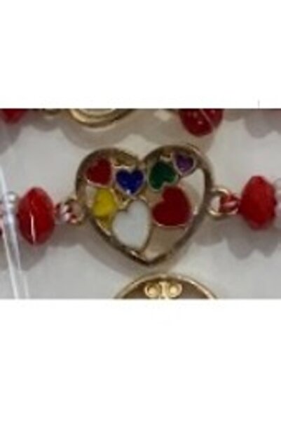 Flippy Tassel bracelet set, Heart, Jolie