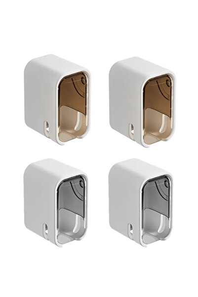 Choice مجموعة من 4 قطع متنوعة، تتضمن قطعتين من حامل فرشاة الأسنان، رف فرش أسن...