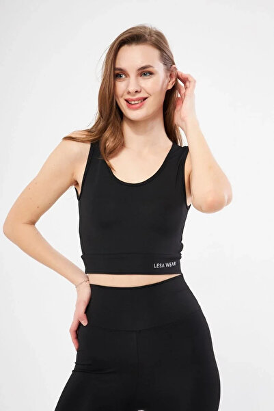 BLACK MODBLACK Dadya Sleeveless Diver Printed Crop - Black 1216165