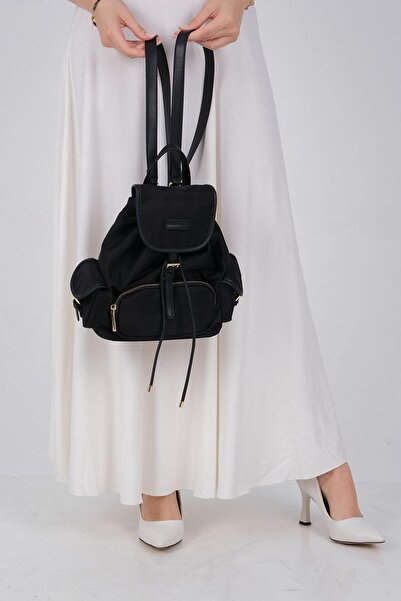 Silver Polo Silver & Polo Sp1207 Women's Backpack Black