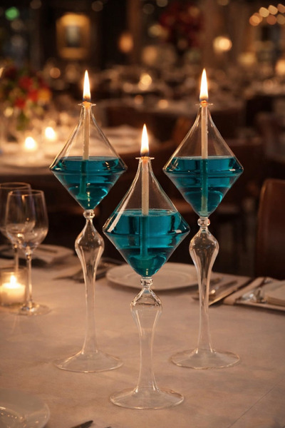 GLASSBLOWİNGART20 ELMAS 3 LÜ SET KANDİL+200 ML KANDİL YAĞ HEDİYE